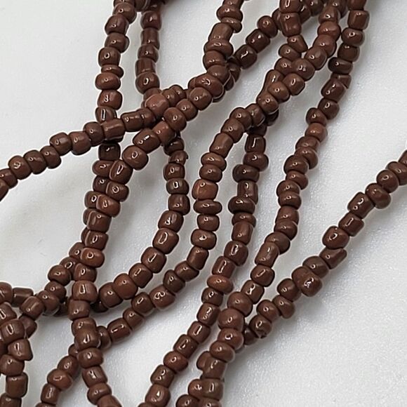 "5/$25" Multistrand Seed Bead Floral Abalone Shell Pendant Necklace - Picture 3 of 10